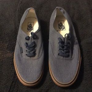 Blue authentic vans